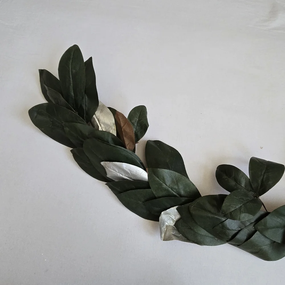 Pottery Barn Magnolia Leaf Garland READ READ READ